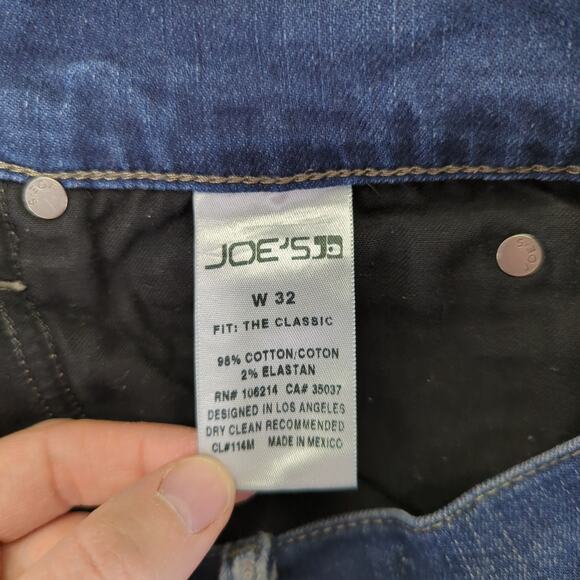 Joe's Jeans The Classic Straight Leg Jeans Men's Size 32 Stretch Marlow YBEU8529 - Picture 10 of 11
